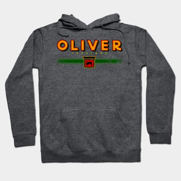 Oliver Tractors USA Hoodie by Midcenturydave